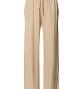 Urban Casuals Linen Blend Drawstring Pants | Iced Cappuccino 78537-2846